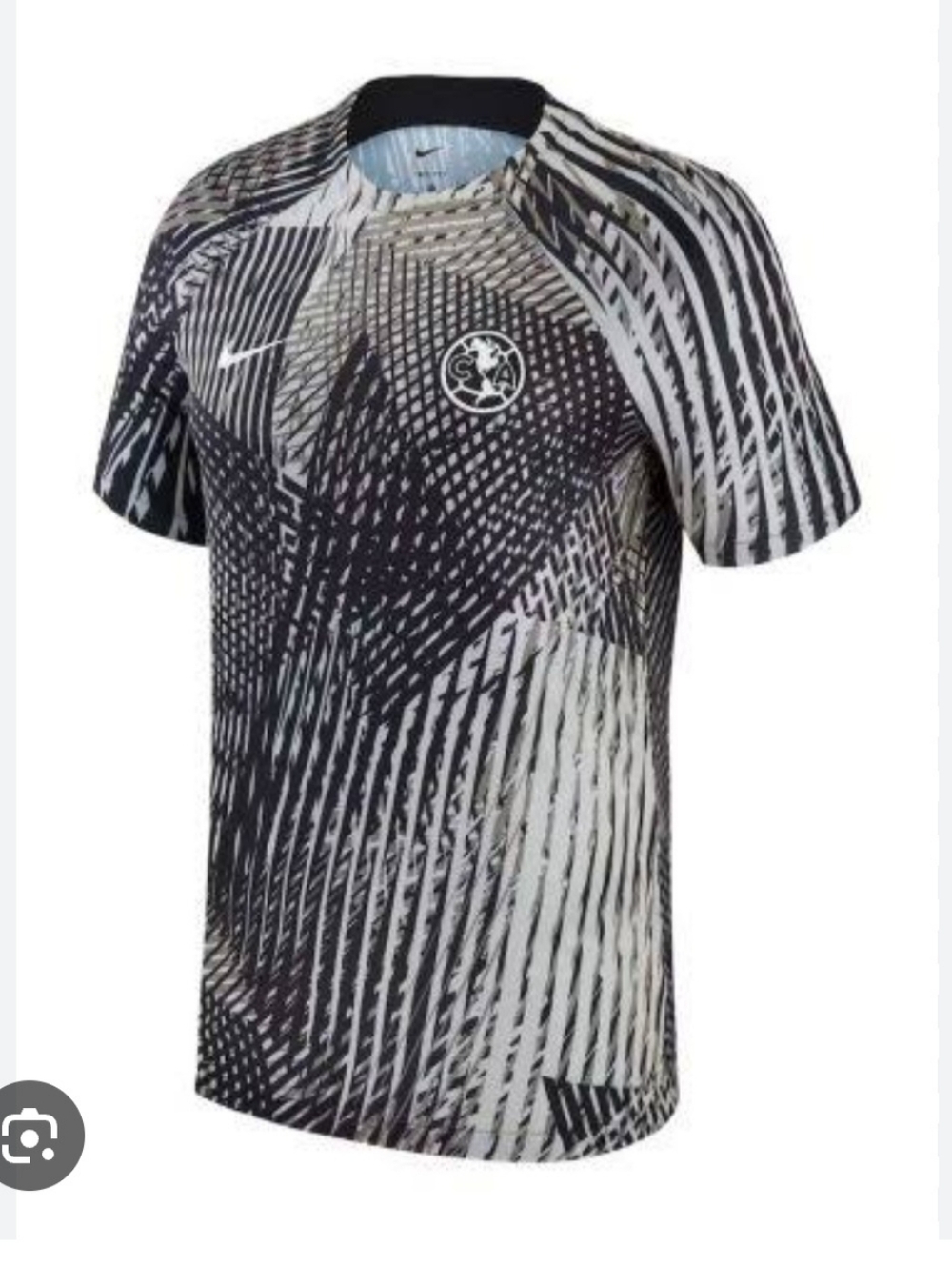 Nike Women's Short Sleeve Club América Jersey - Black & Beige